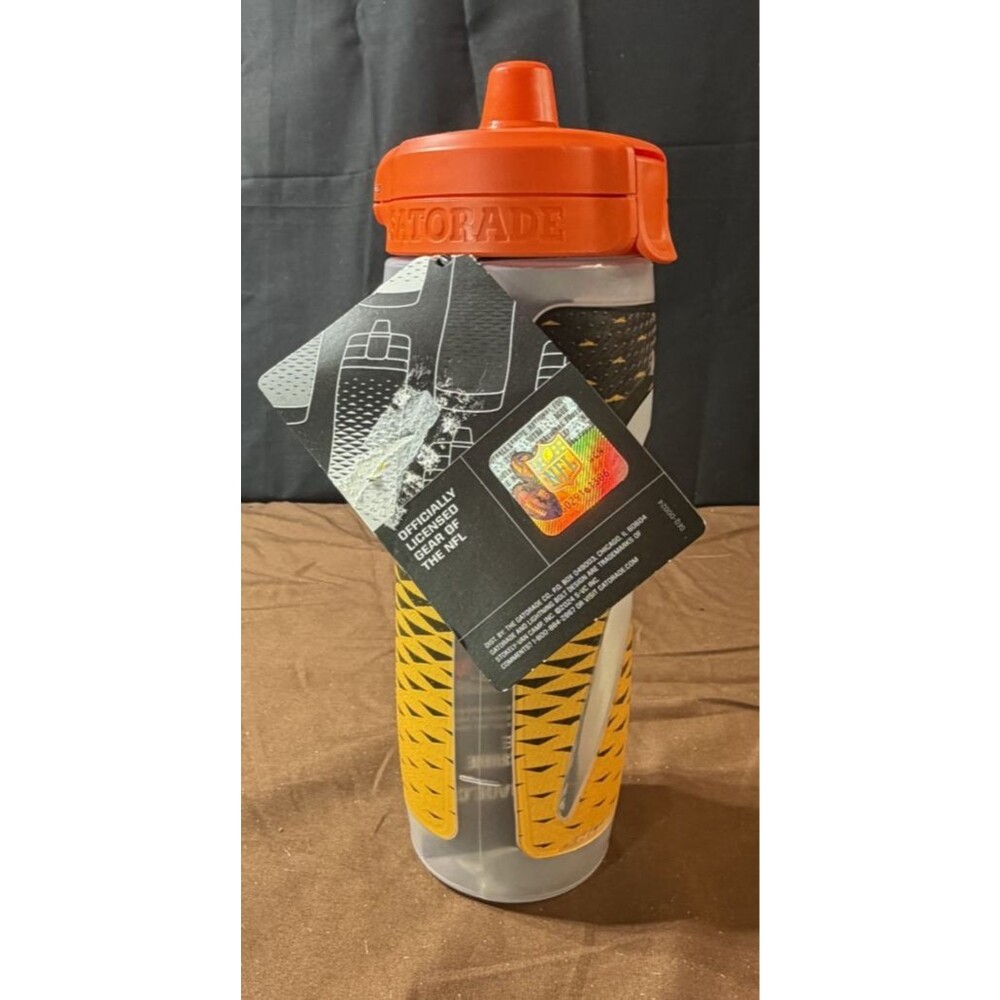 Gatorade Gx Pittsburgh Steelers NFL Squeeze Water Bottle New